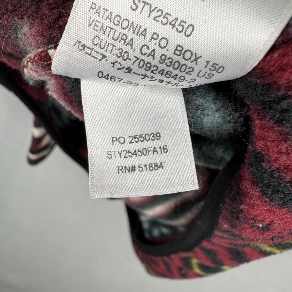 Patagonia Synchilla Snap-T Fleece Pullover Mens Large Aztec Saltillo Cinder Red - Picture 8 of 10